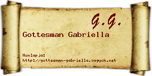 Gottesman Gabriella névjegykártya